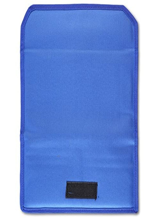 BRYGGER Unisex Design Cheque Book or Card Holder or Travel Organizer or Vehicle Documents Holder with Multi 10 Pockets for Multipurpose Use (Mat Blue) - Image 4